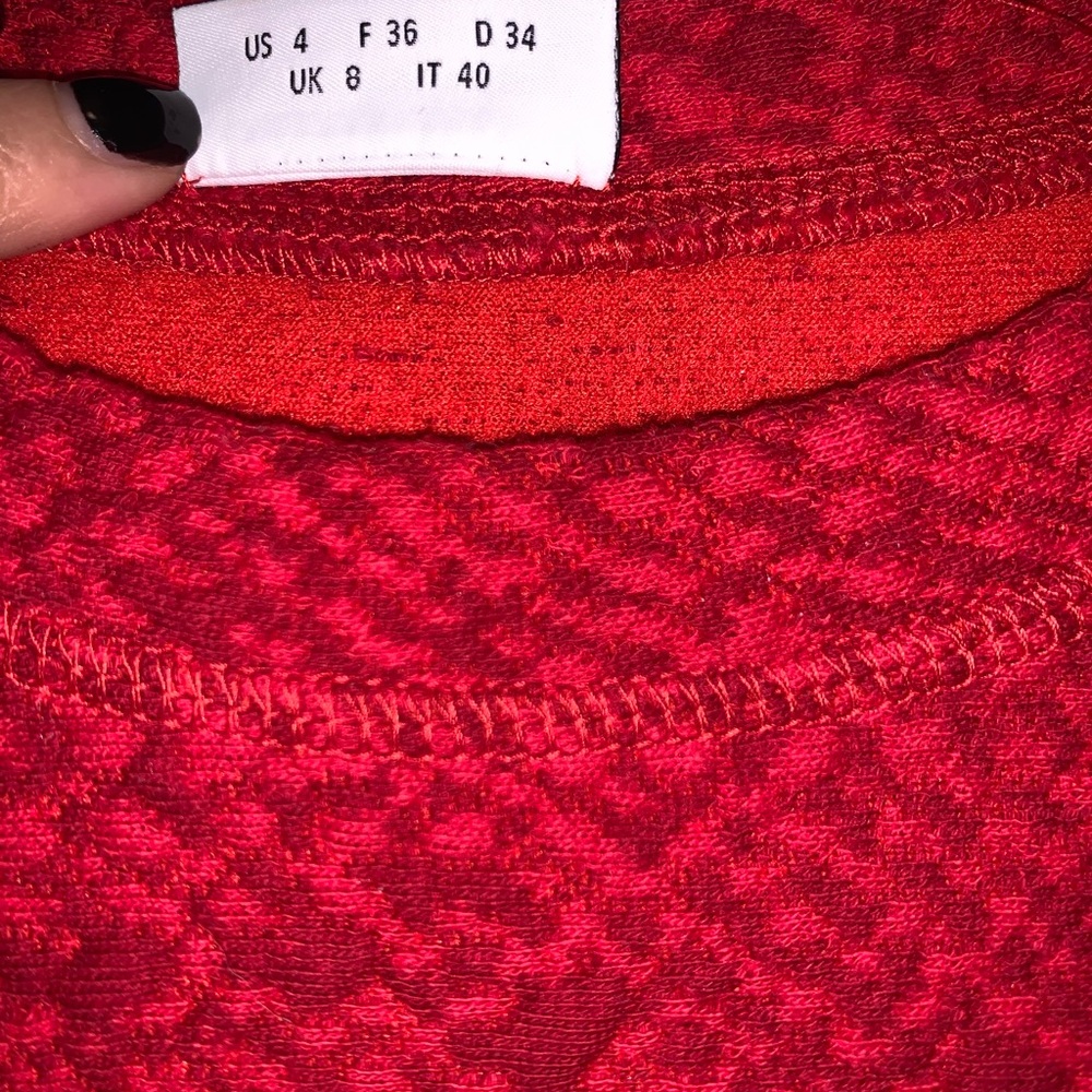 Akris Punto Red Tunic Dress